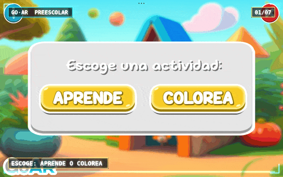 Recorrido por la app GoAR Preescolar